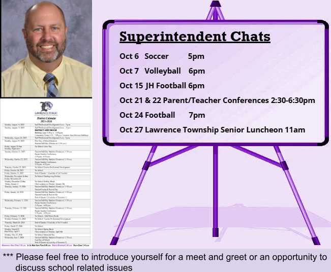Superintendent Chats