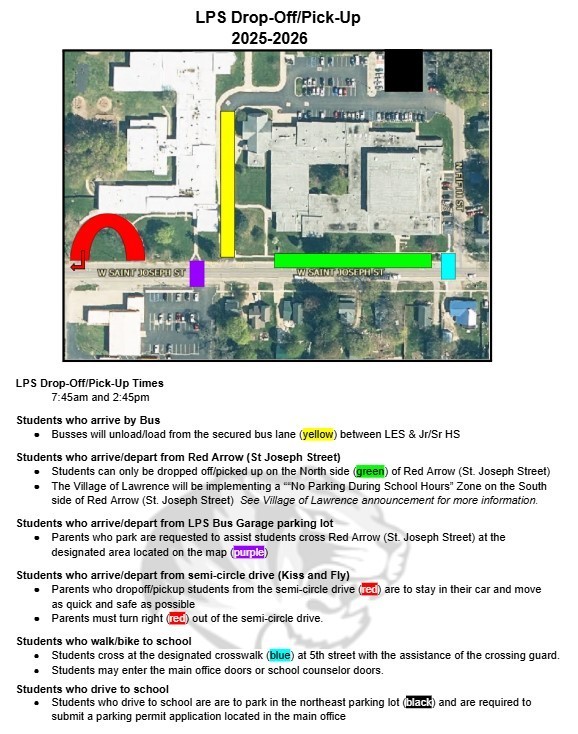 LPS Pick-up / Drop-off Map