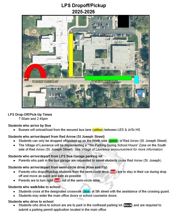 LPS Dropoff/Pickup Map