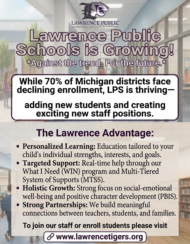 Lawrence is growing  