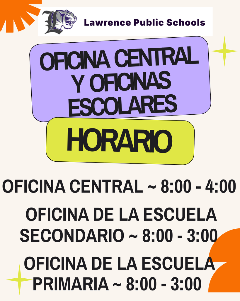 Oficina Central 8-4, oficina de escuela secondario 8-3, oficina de la escuela primaria 8-3