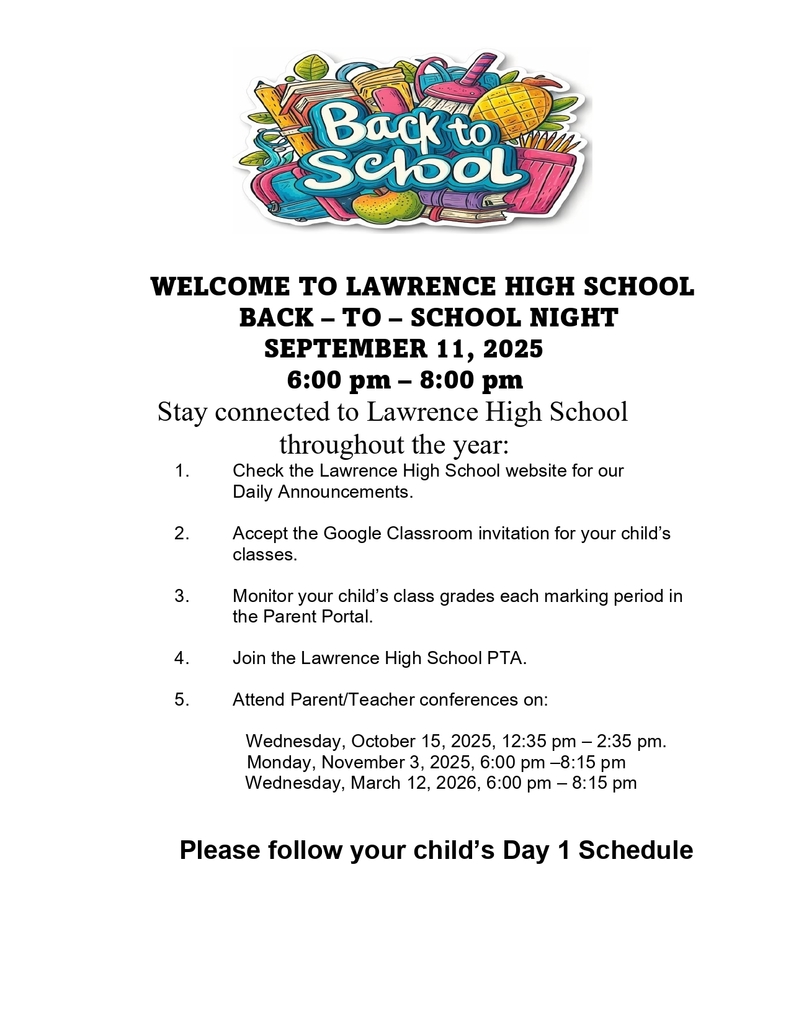 Back to School Night 2025