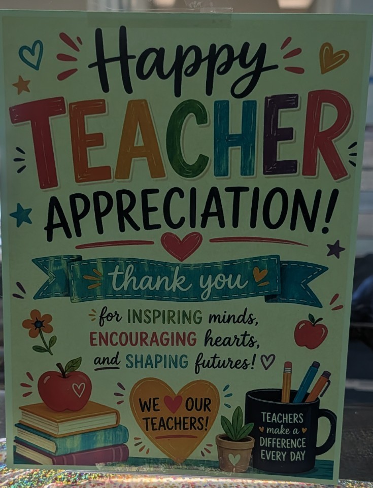 Happy Teacher appreciation!