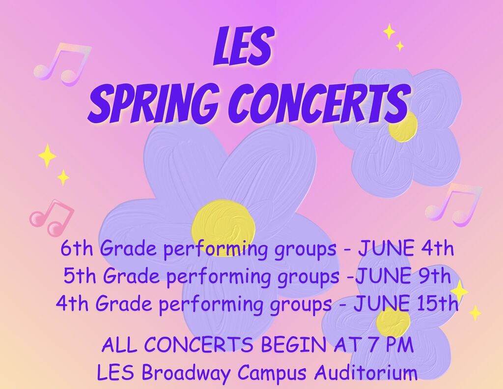 LES Spring Concerts 2026