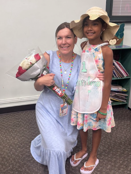Ms. Maraglio with student actress