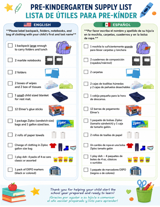 Supply List