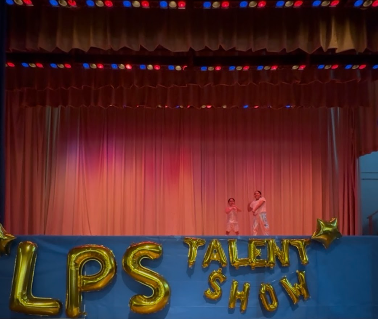 Maya and Desiree dancing