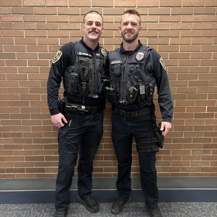 LCSC SROs, Hunter Schneider and Kurt Noel, Indiana Law Enforcement Academy Graduates