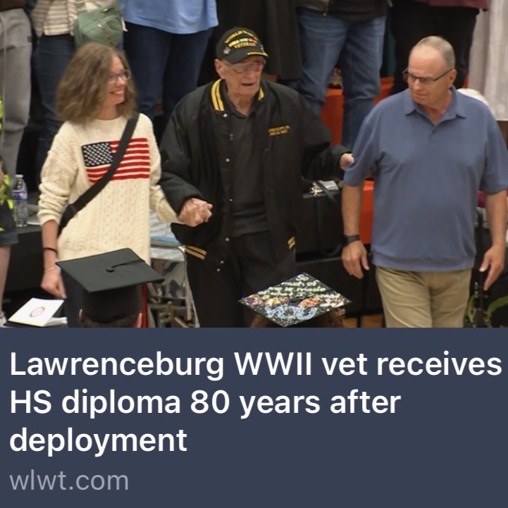 Class of 2026 and WWII Veteran George Klopp Sr