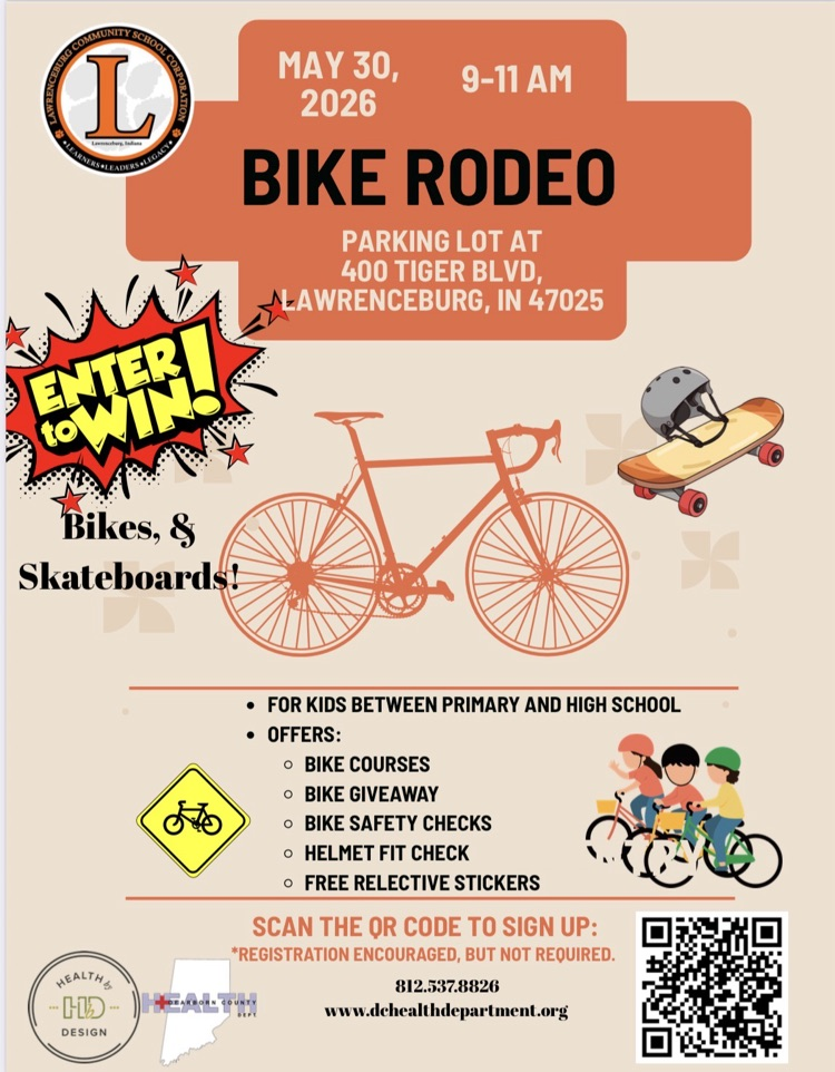 FREE Bike Rodeo May 30, 2026