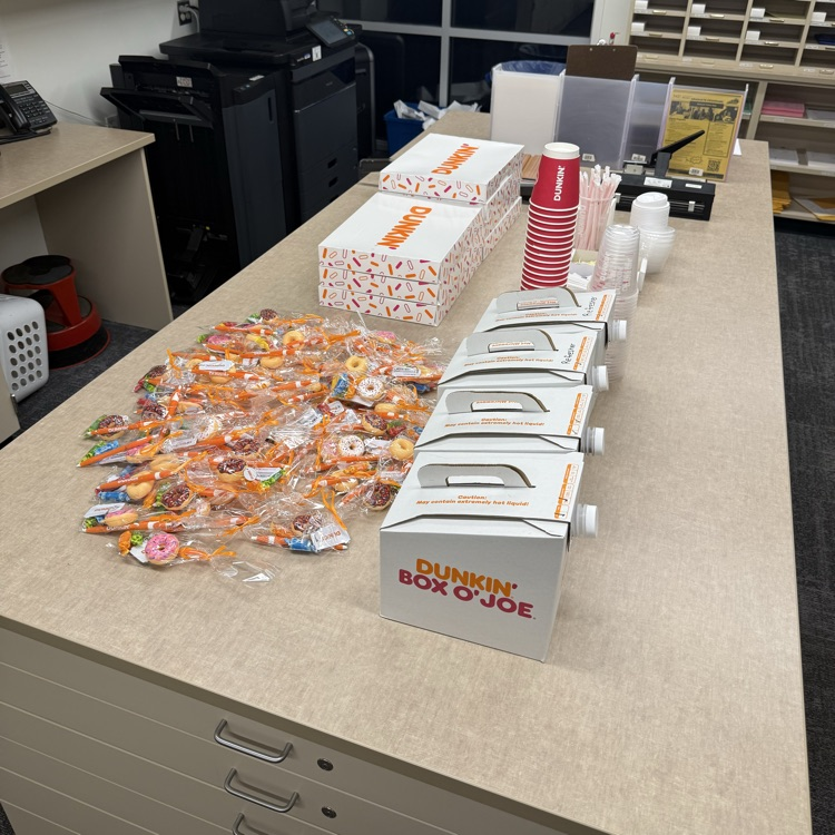CES thanks Dunkin for the sweet treats!