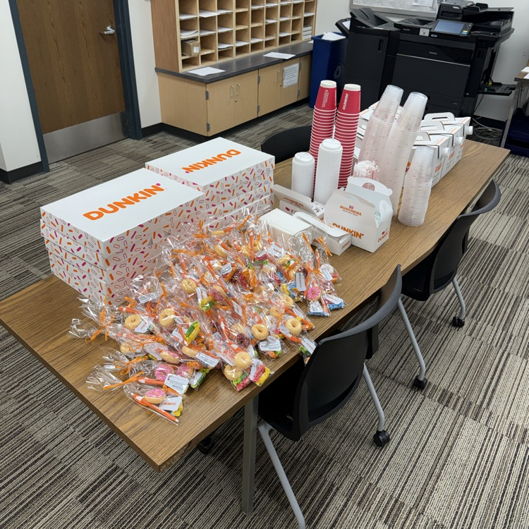 LHS thanks Dunkin for the sweet treats!