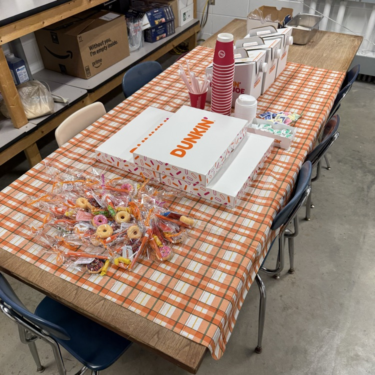 Bus drivers thank Dunkin for the sweet treats!