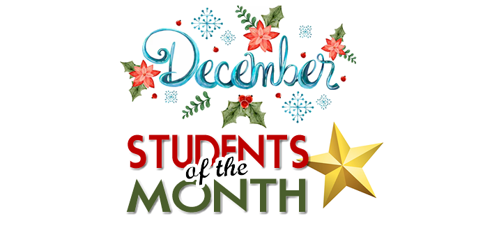December Students of the Month