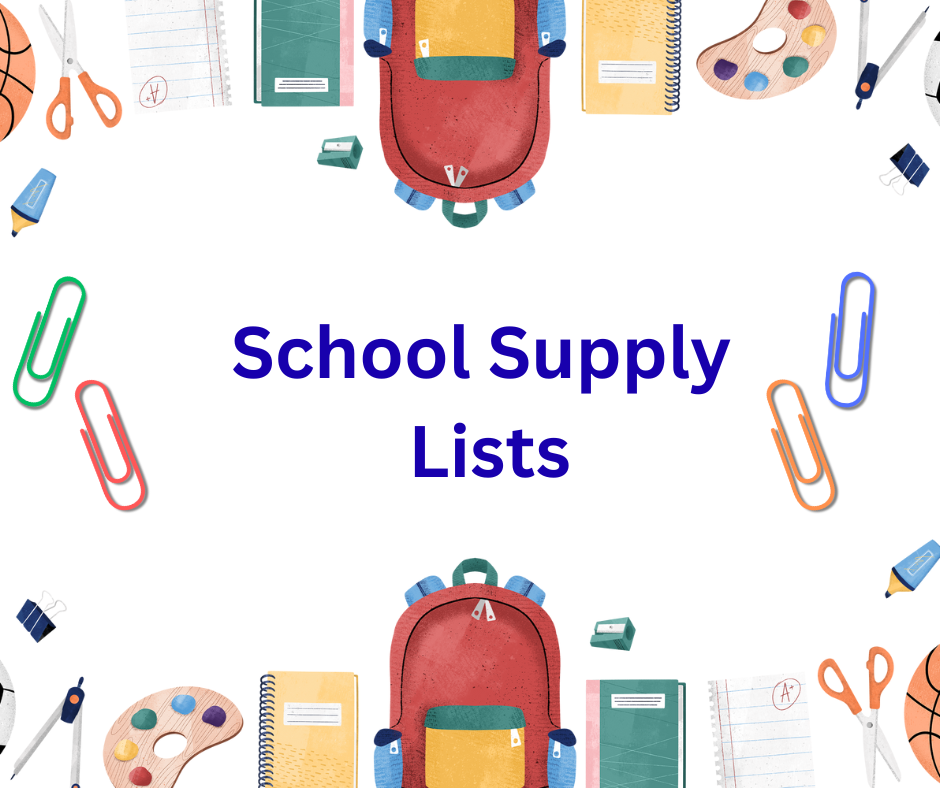 School Supply List Links