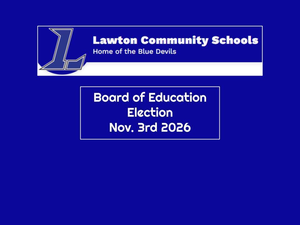 BOE Election Nov 3rd