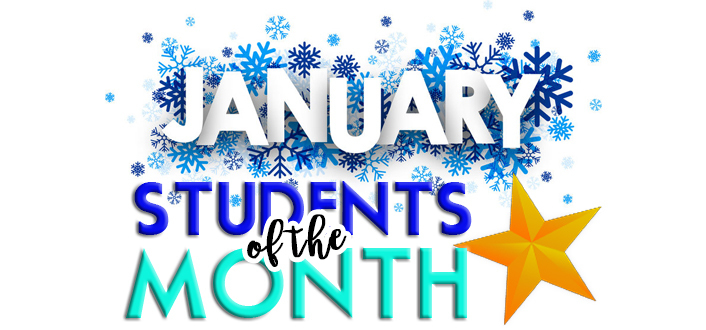 January Students of the Month