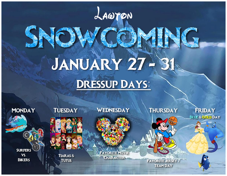Winter Homecoming dress-up days