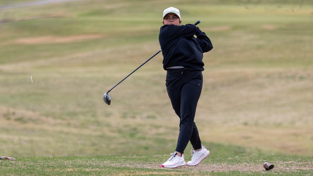 MHS's Kenli Wade tees off at the MHS Invite