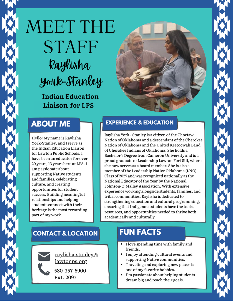 Meet the Staff Raylisha Stanley