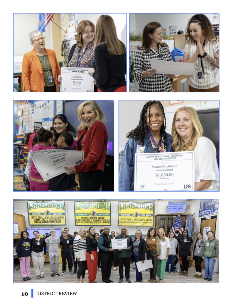Collage of four images showing women holding certificates, one holding a child, one reading a certificate, and a group standing.
