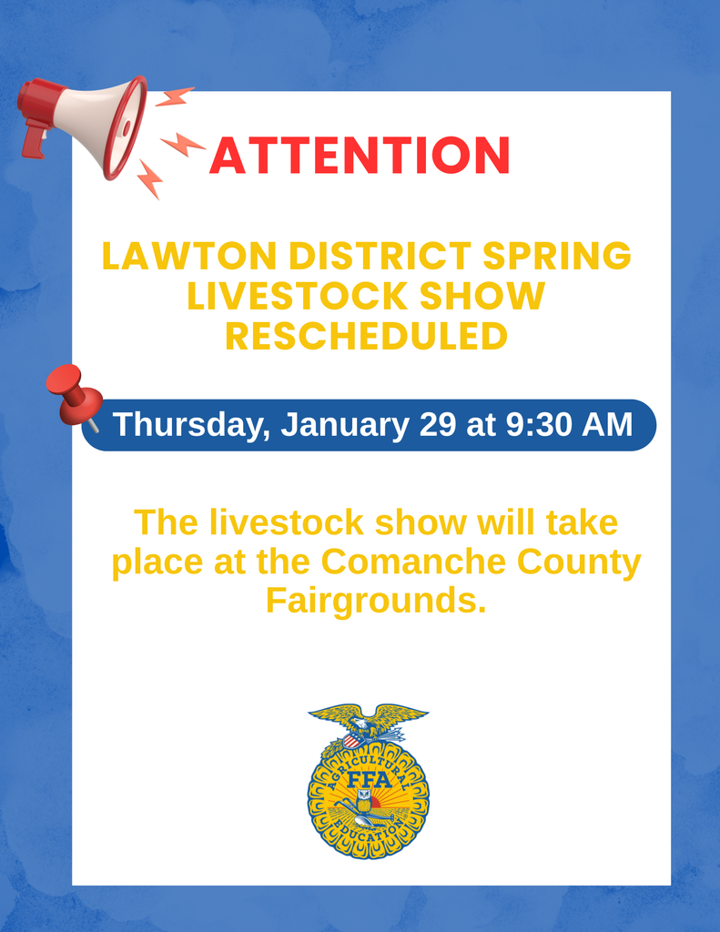 Livestock Show Rescheduled