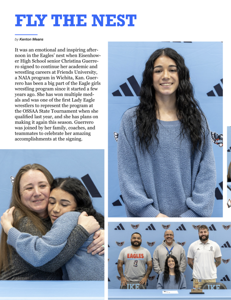 A collage features a woman in a blue sweater, smiling, alongside her family and friends hugging. The background includes sports uniforms and trophies.