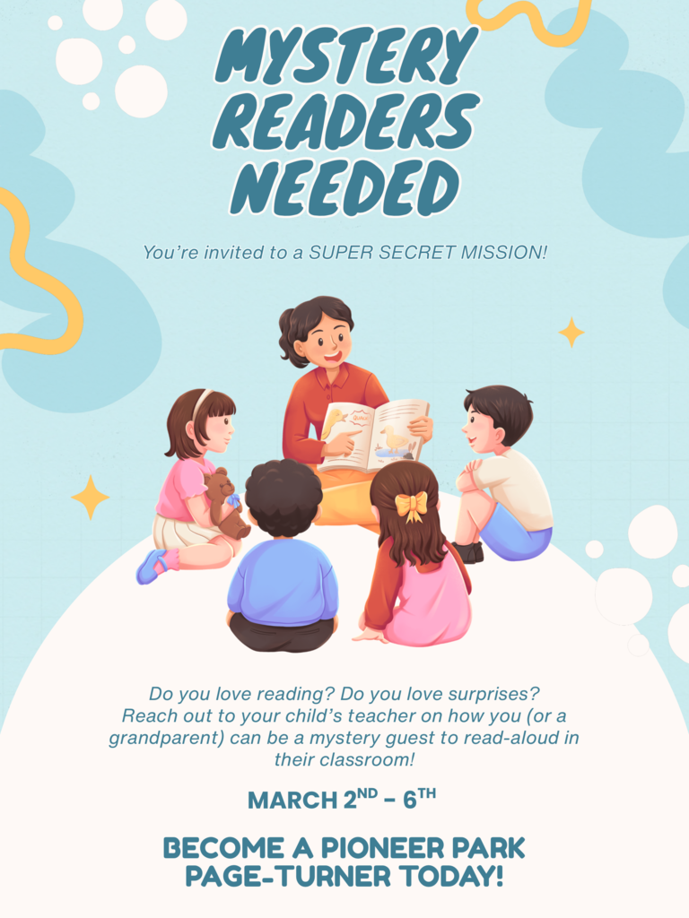 Light Blue And Yellow Illustrated Kids Storytime Poster