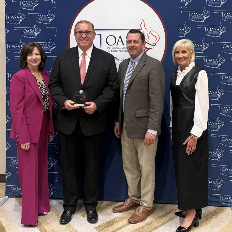 Mr. Brown received his award.