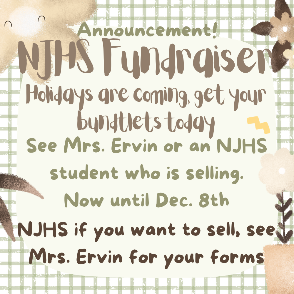 NJHS Bundtlet fundraiser