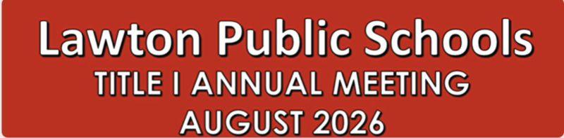 High School Title I annual Meeting 