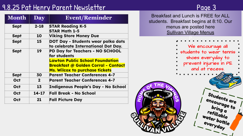9.8.25 Parent Newsletter pg 3