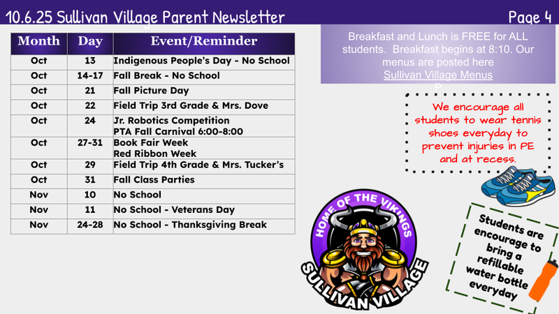 10.6.25 Parent Newsletter