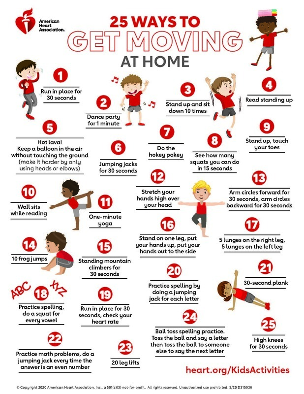 25 Ways To Get Moving At Home