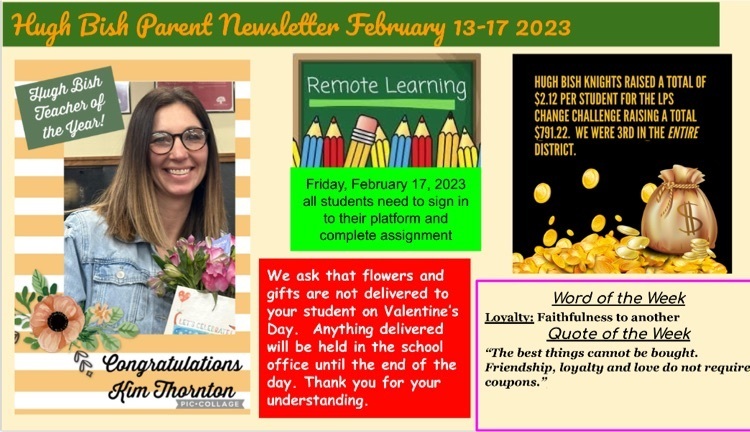 Parent Newsletter 2.13.23