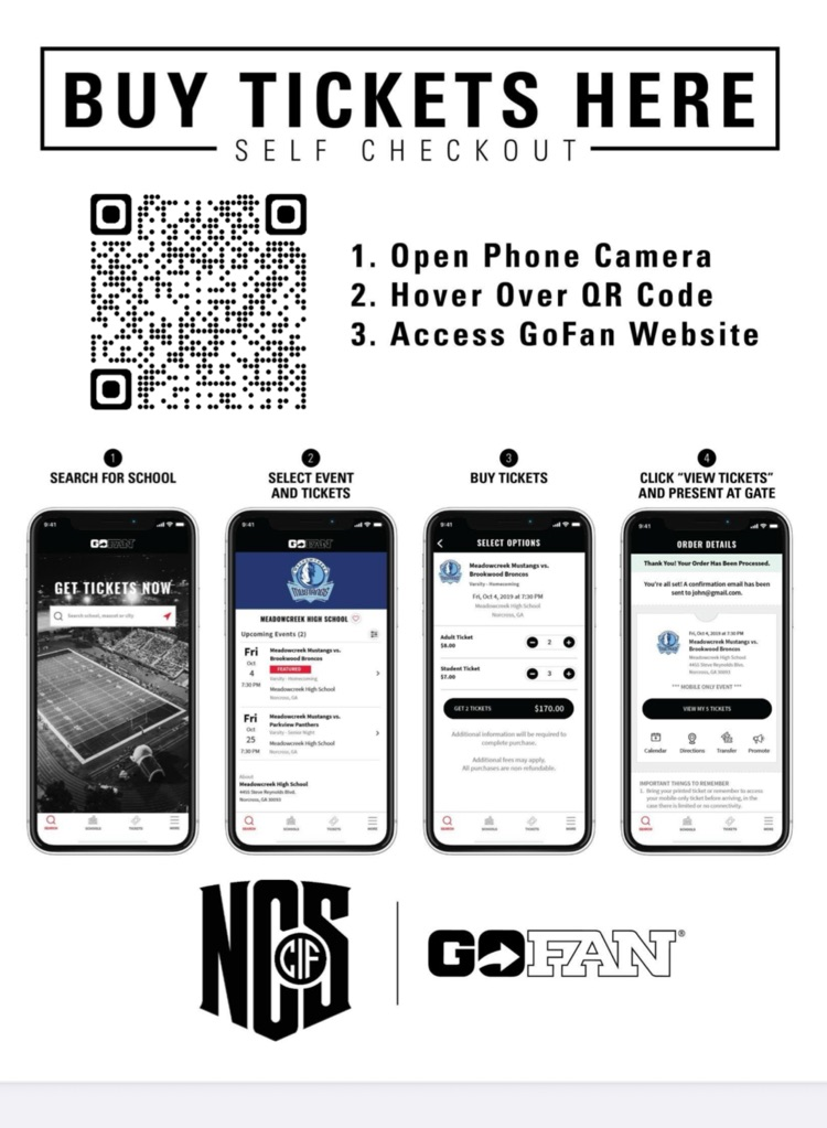 GoFan flyer for tickets