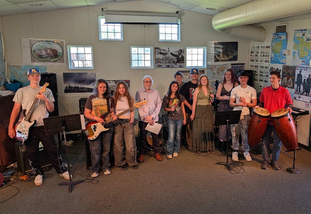 Group shot of the LHS Rock Band