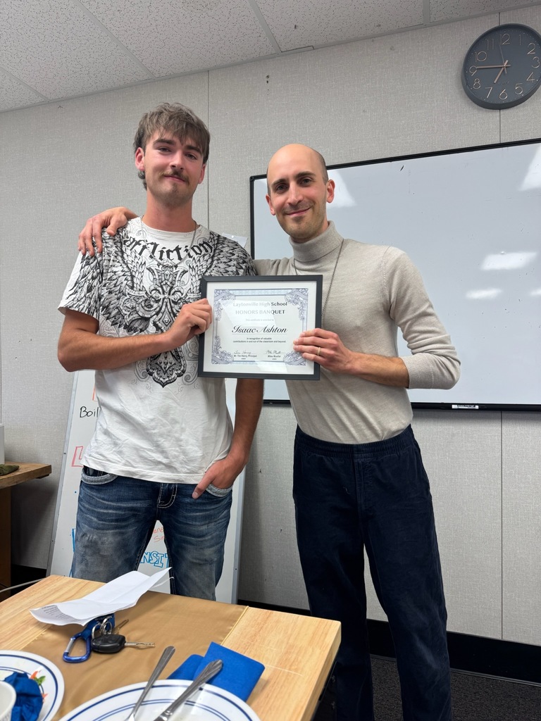 LHS student with teacher