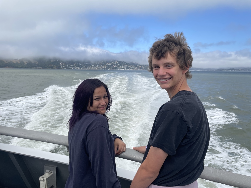 Riding the ferry
