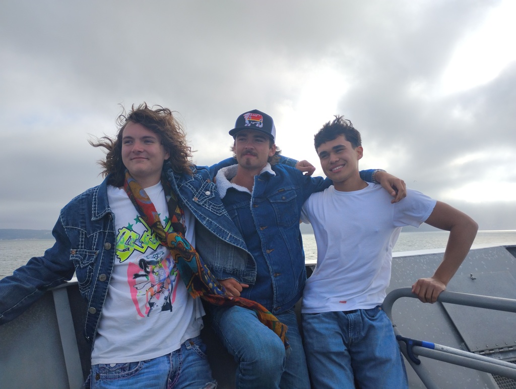 Riding the ferry