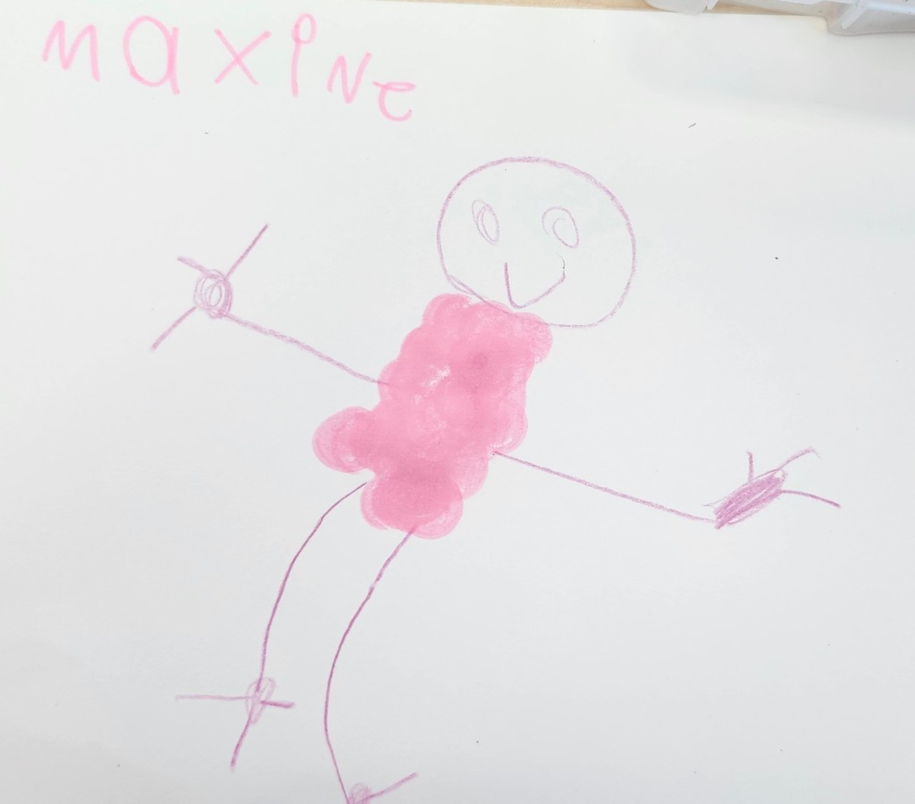 Sept 15 was international DOT day, celebrating the message of Peter H Reynolds' book "The Dot." Kindergartners created dots then used their imagination to turn them into pictures. 
