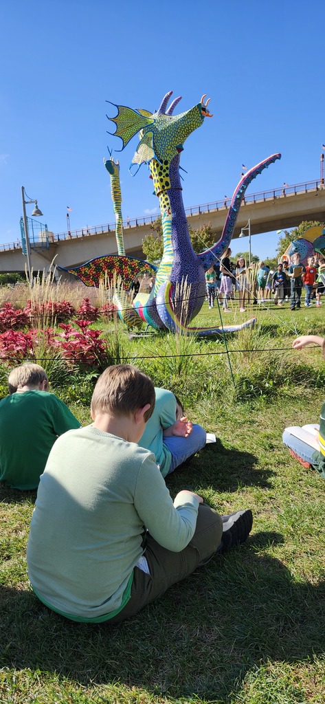 Last week students in grades 2-5 visited the Alebrijes exhibition on Raspberry Island in preparation for our upcoming guest artist.