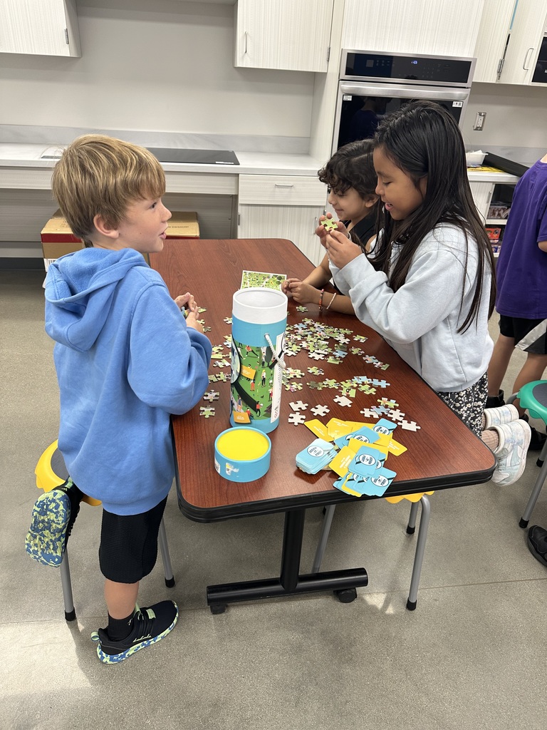 2nd graders had a blast trying out stations in the makerspace to practice the rules.