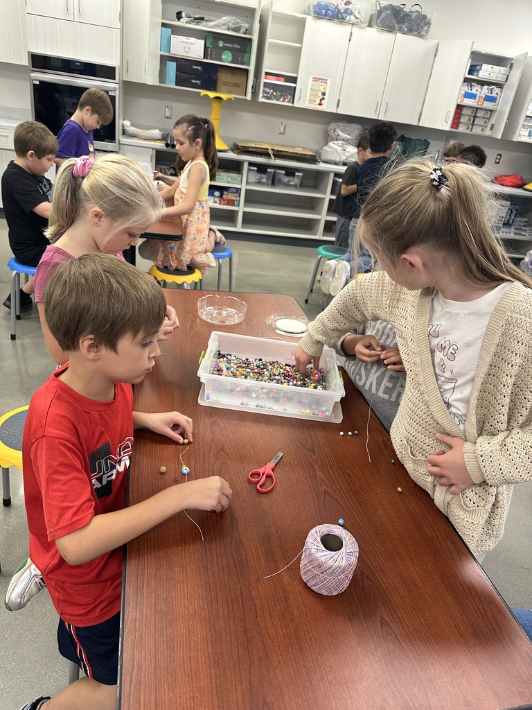2nd graders had a blast trying out stations in the makerspace to practice the rules.