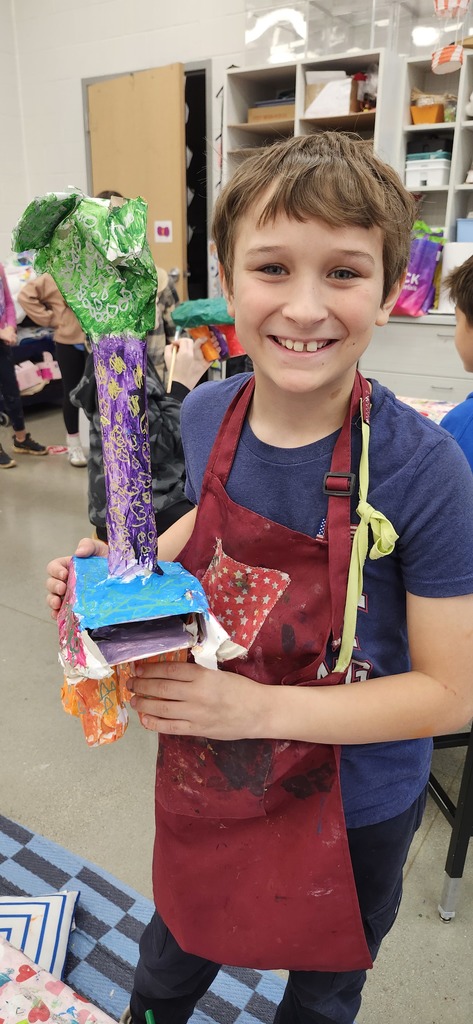 We will miss you Gideon!  Glad you got to finish your alebrije inspired sculpture before you move!