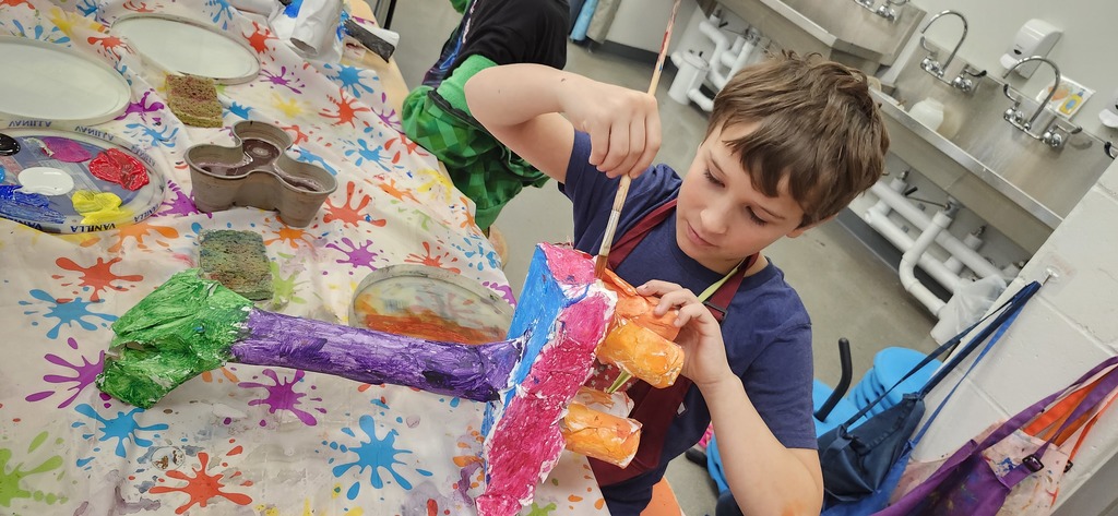 We will miss you Gideon!  Glad you got to finish your alebrije inspired sculpture before you move!