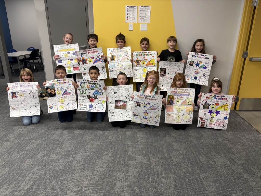 Second grade All About Me Posters for October!  Great job students!