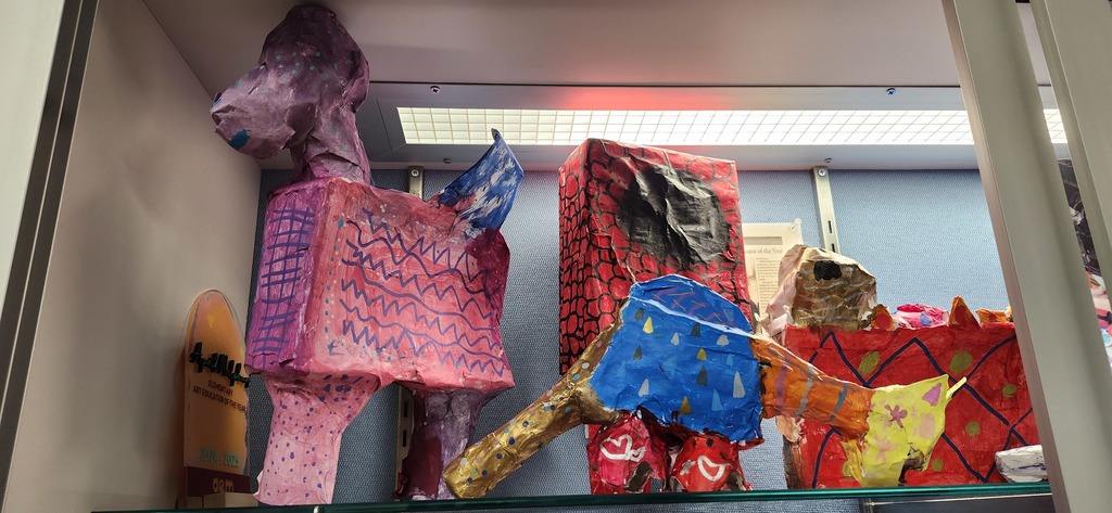 Reminder if your child has completed their alebrije inspired imaginary animal sculpture, they will be on display at school tonight from 4-7:30pm. Students are allowed to take them home tonight if they have uploaded photos of them in Google classroom for grading. If you are unsure feel free to ask me.