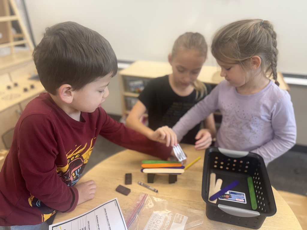 Kindergarten met with their third grade buddies today and did a Thanksgiving STEM activity. 🦃. Together, we made a blueprint for a Thanksgiving table that would fit all of our Thanksgiving day food. We constructed our design from our blueprint (and adjusted as necessary). So much fun!