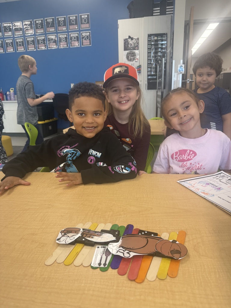 Kindergarten met with their third grade buddies today and did a Thanksgiving STEM activity. 🦃. Together, we made a blueprint for a Thanksgiving table that would fit all of our Thanksgiving day food. We constructed our design from our blueprint (and adjusted as necessary). So much fun!